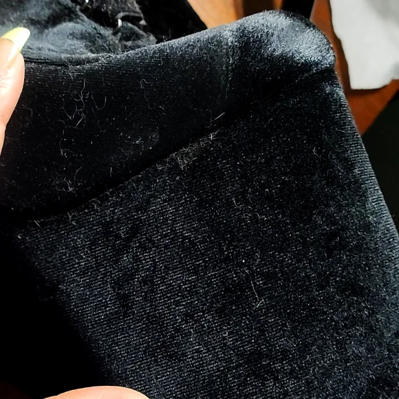 Velvet Babydoll Pleaser Boots - Picture 3 of 15